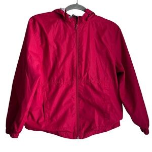 Magellan Outdoor Lined Red Windbreaker Jacket Boys Large 14-16